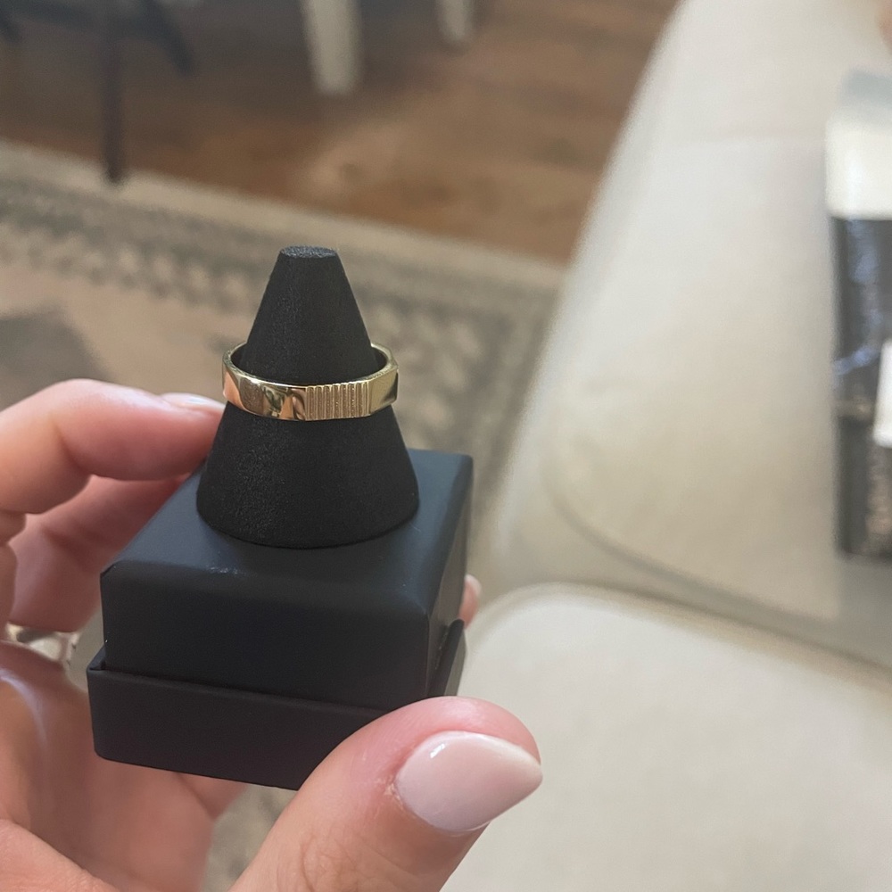 Vitaly gold ring, size 8 brand new